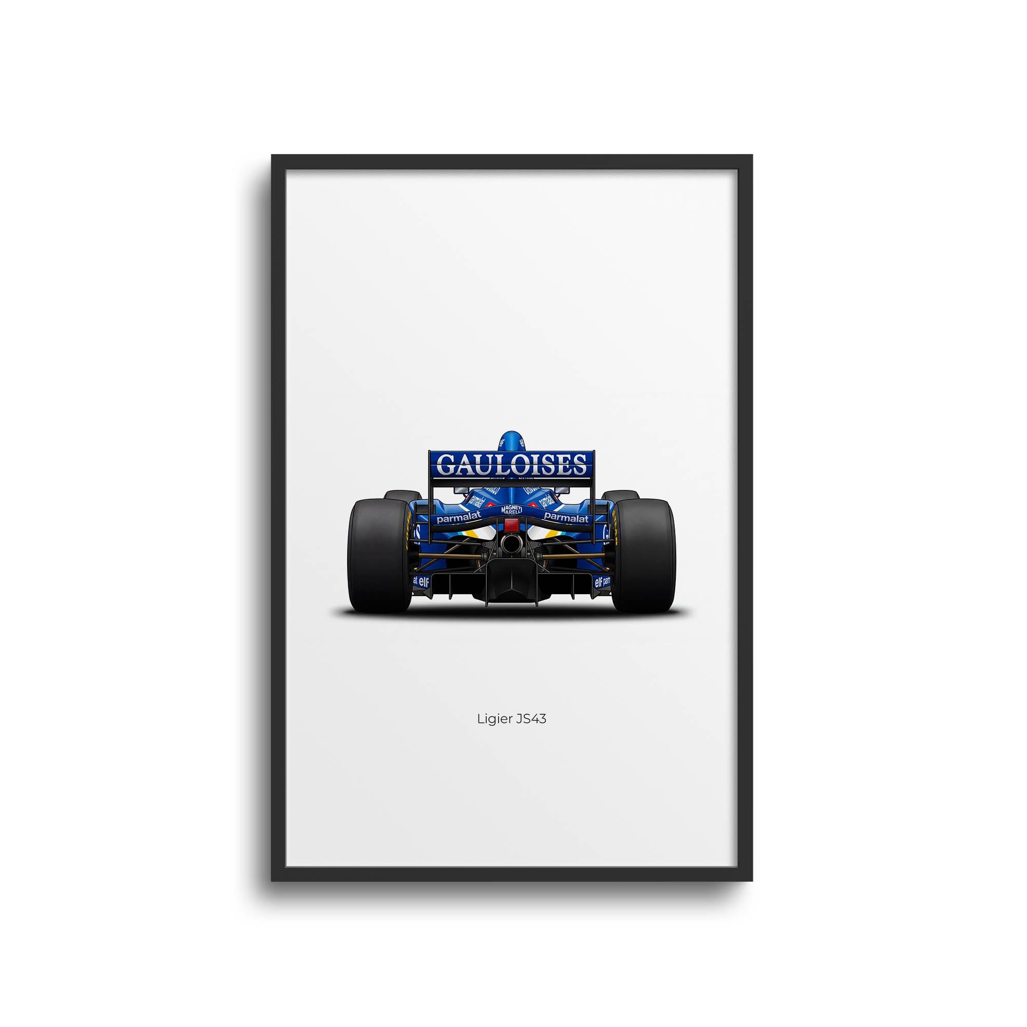 1996 Ligier JS43 Olivier Panis Gauloises – Car Print