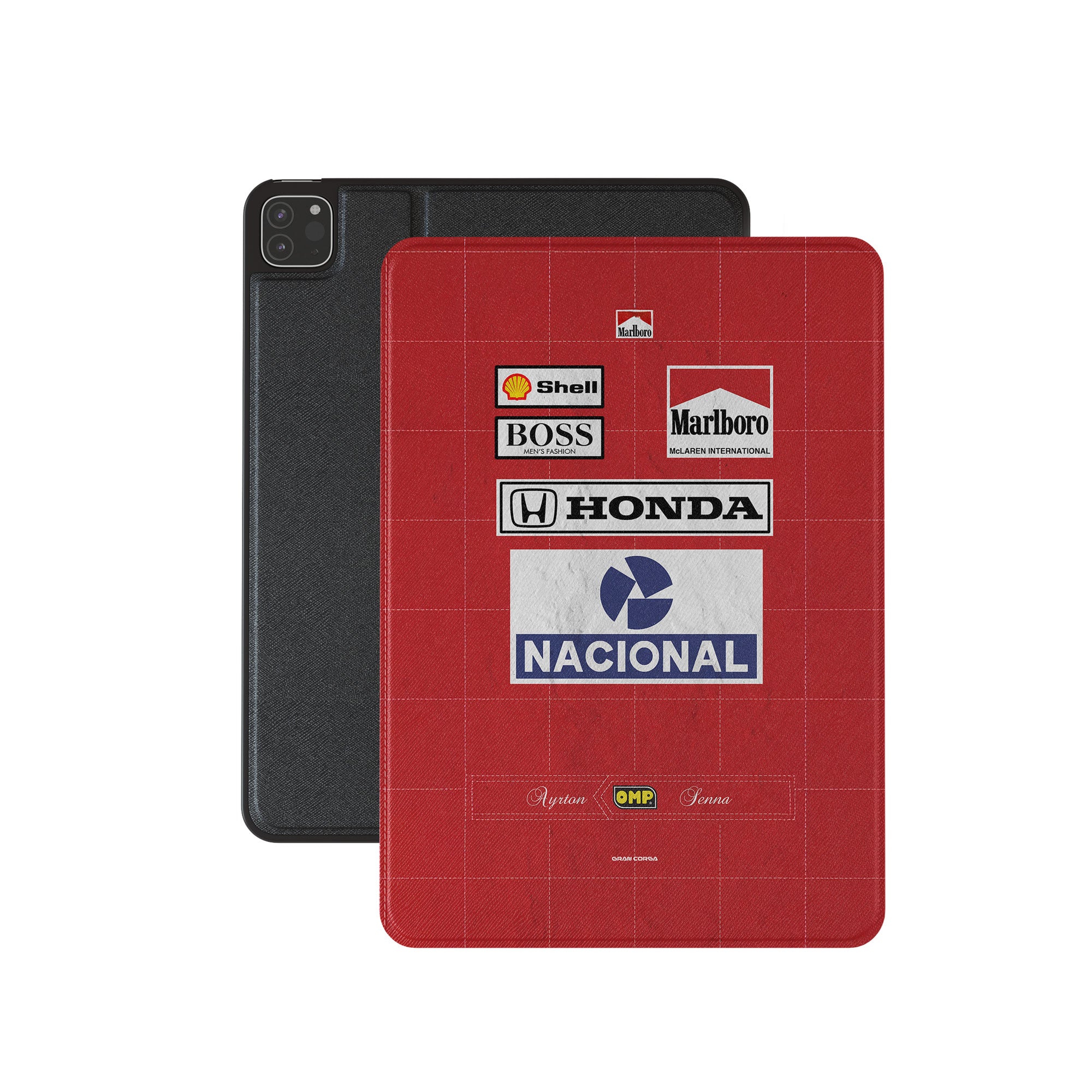 Ayrton Senna iPad Case - McLaren 1988 Suit Durable Tablet Protective Cover