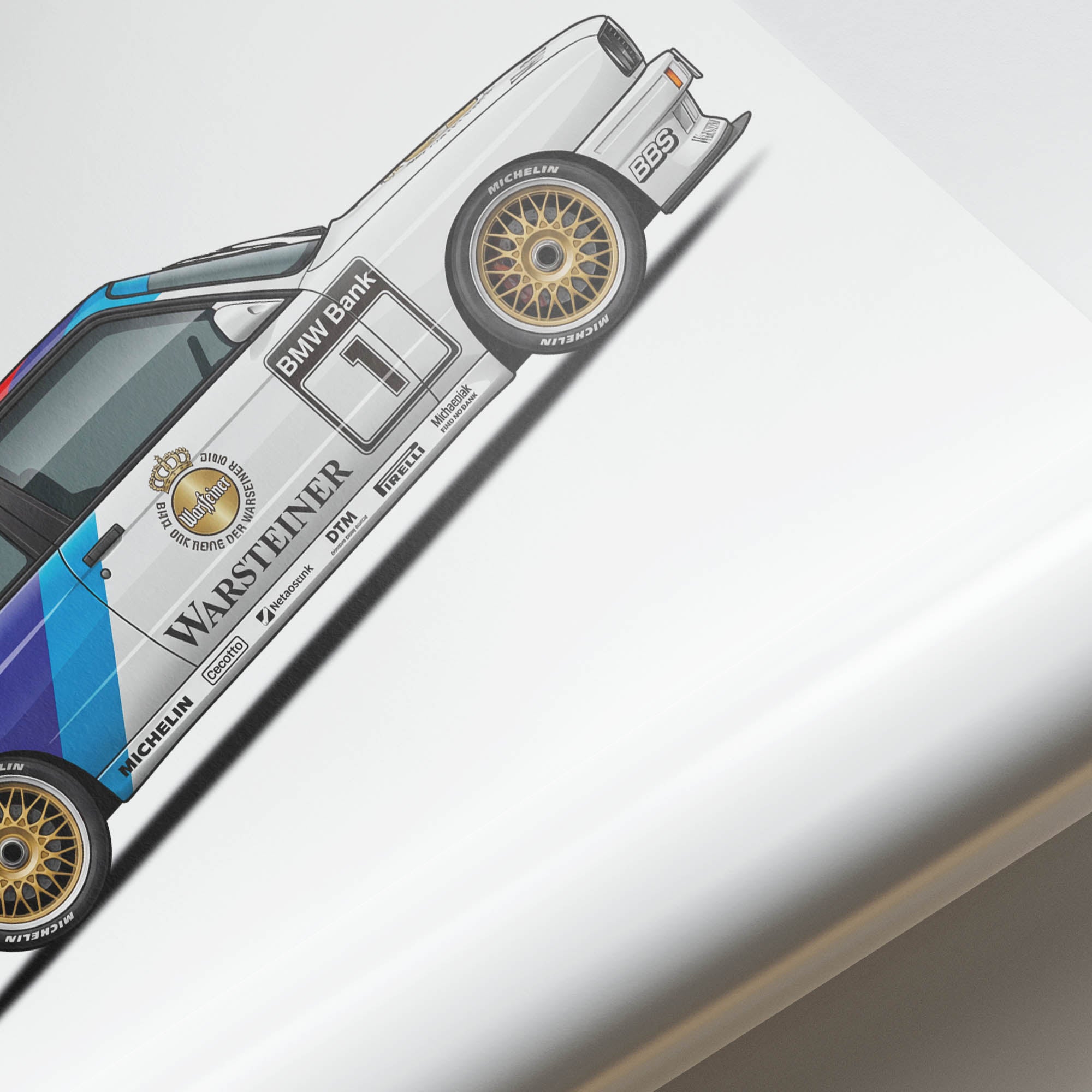 1990 BMW M3 Sport Evolution DTM Johnny – Car Print