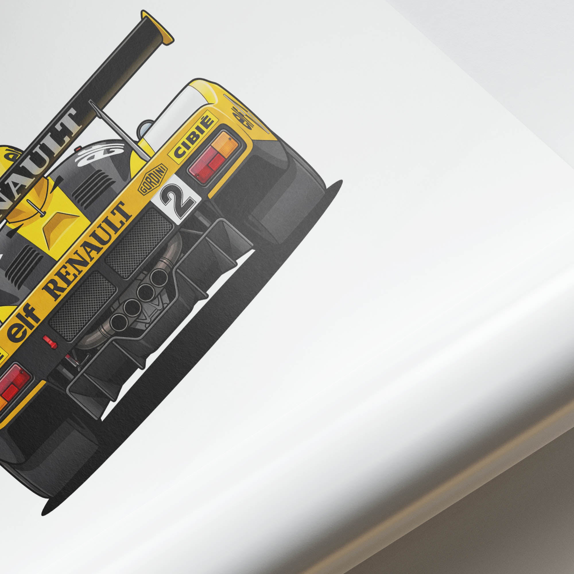 1978 Renault Alpine A442B Renault – Car Print