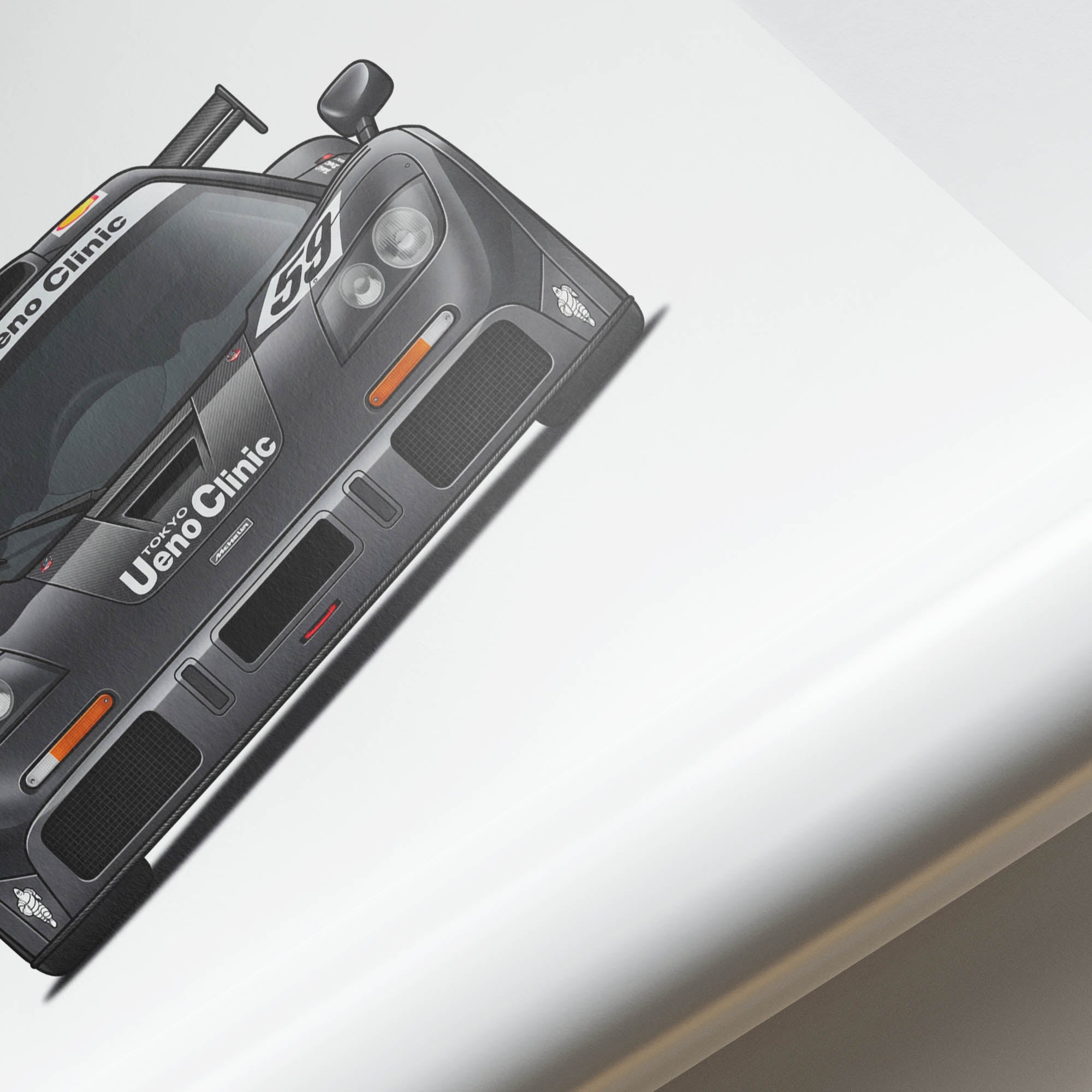1995 McLaren GTR Yannick Dalmas Tokyo Ueno – Car Print