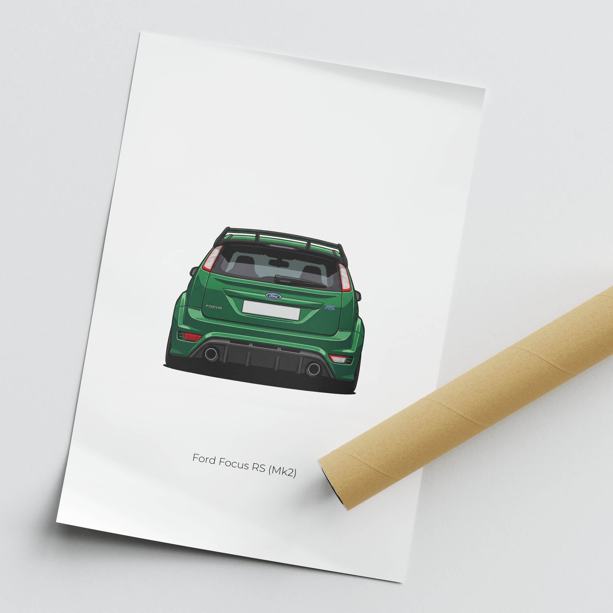 2009 Ford Focus RS MK2 Ultimate – Car Print