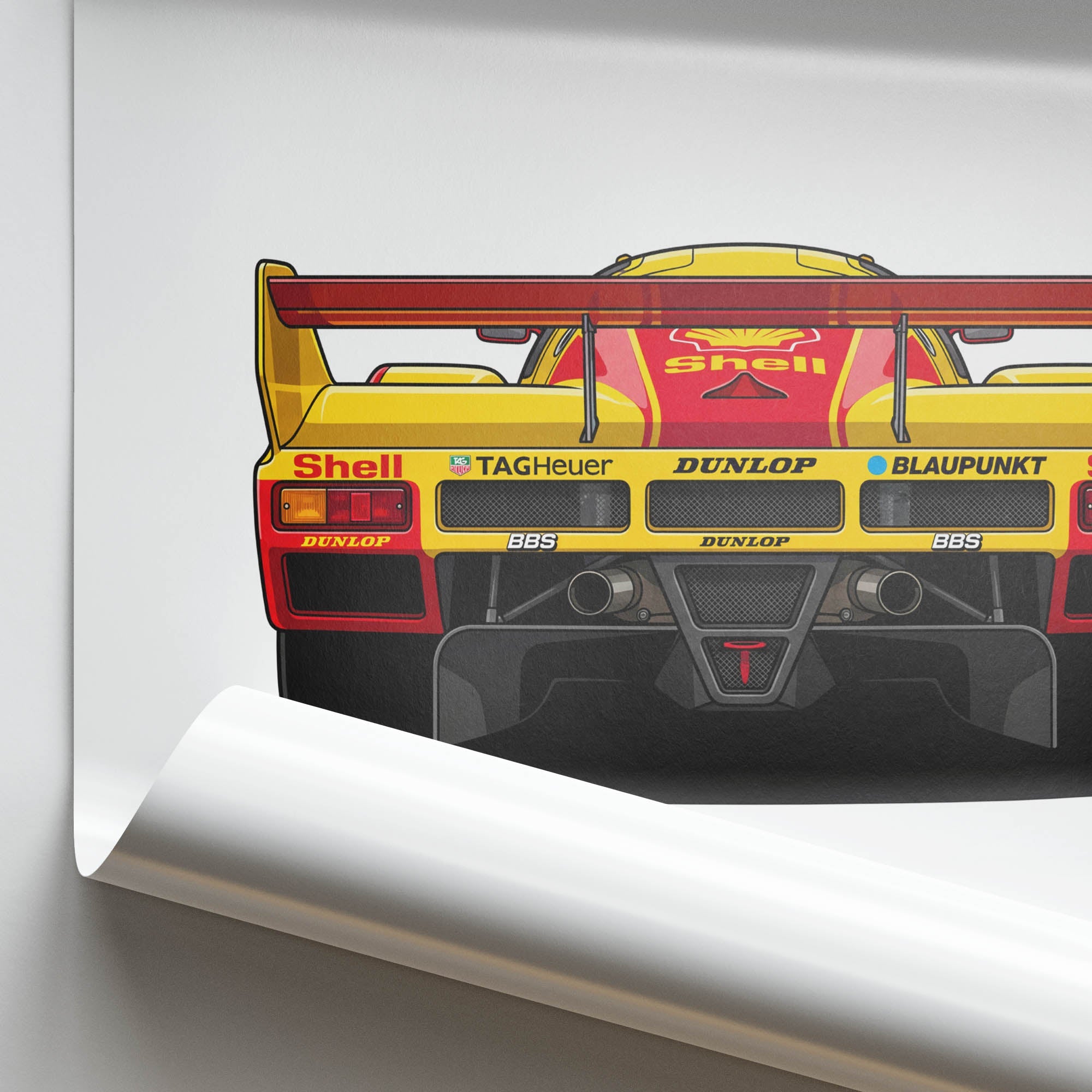 1987 Porsche 962C Shell Dunlop – Car Print