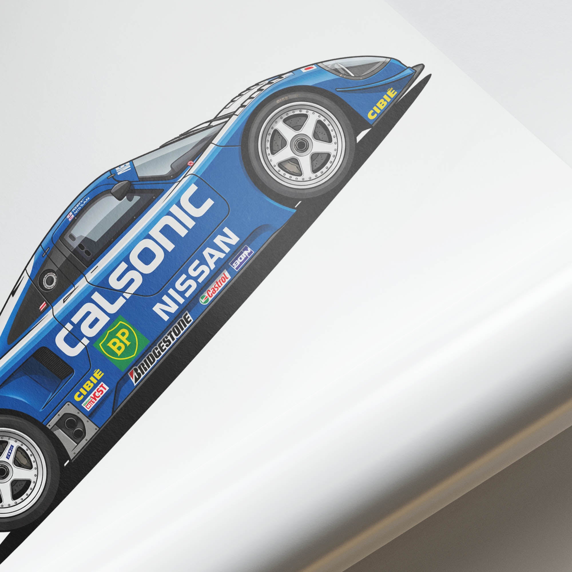 1990 Nissan R90CK Calsonic – Car Print