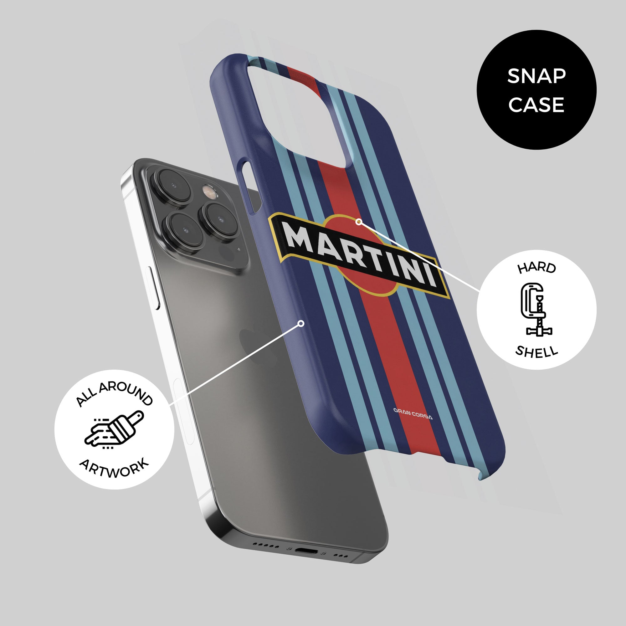 Martini Porsche – Phone Case