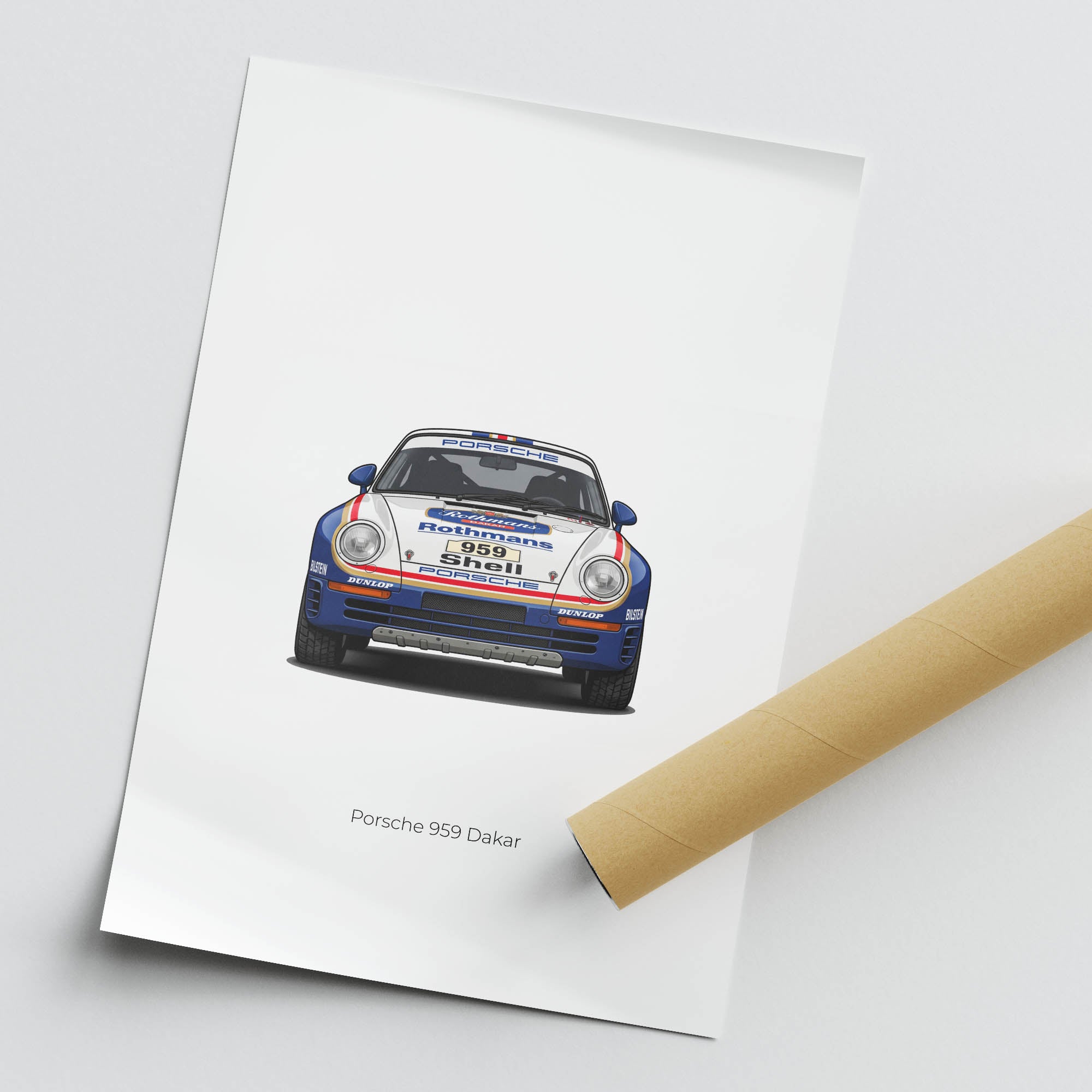 1986 Porsche – Car Print
