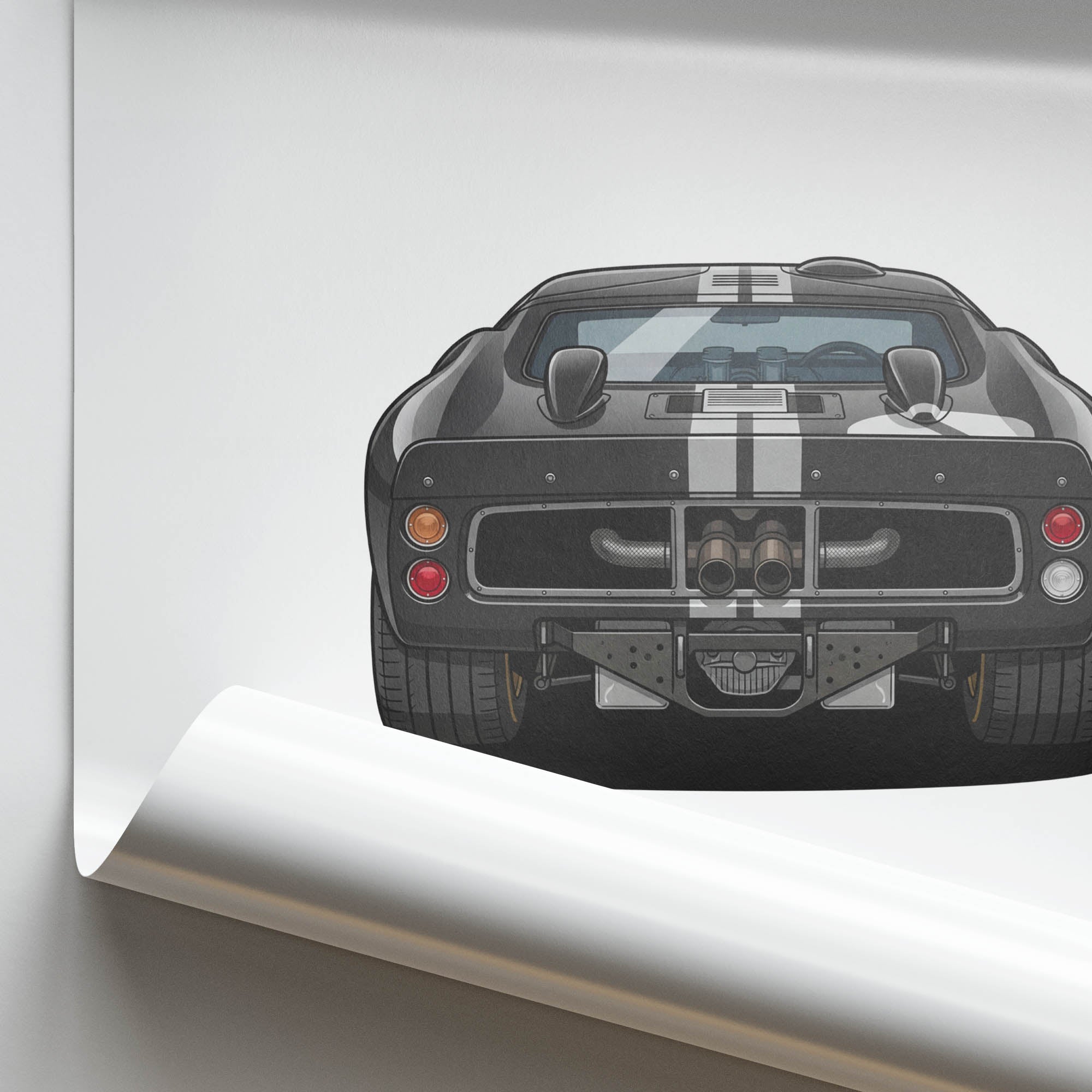 1966 Ford GT40 Mk II – Car Print