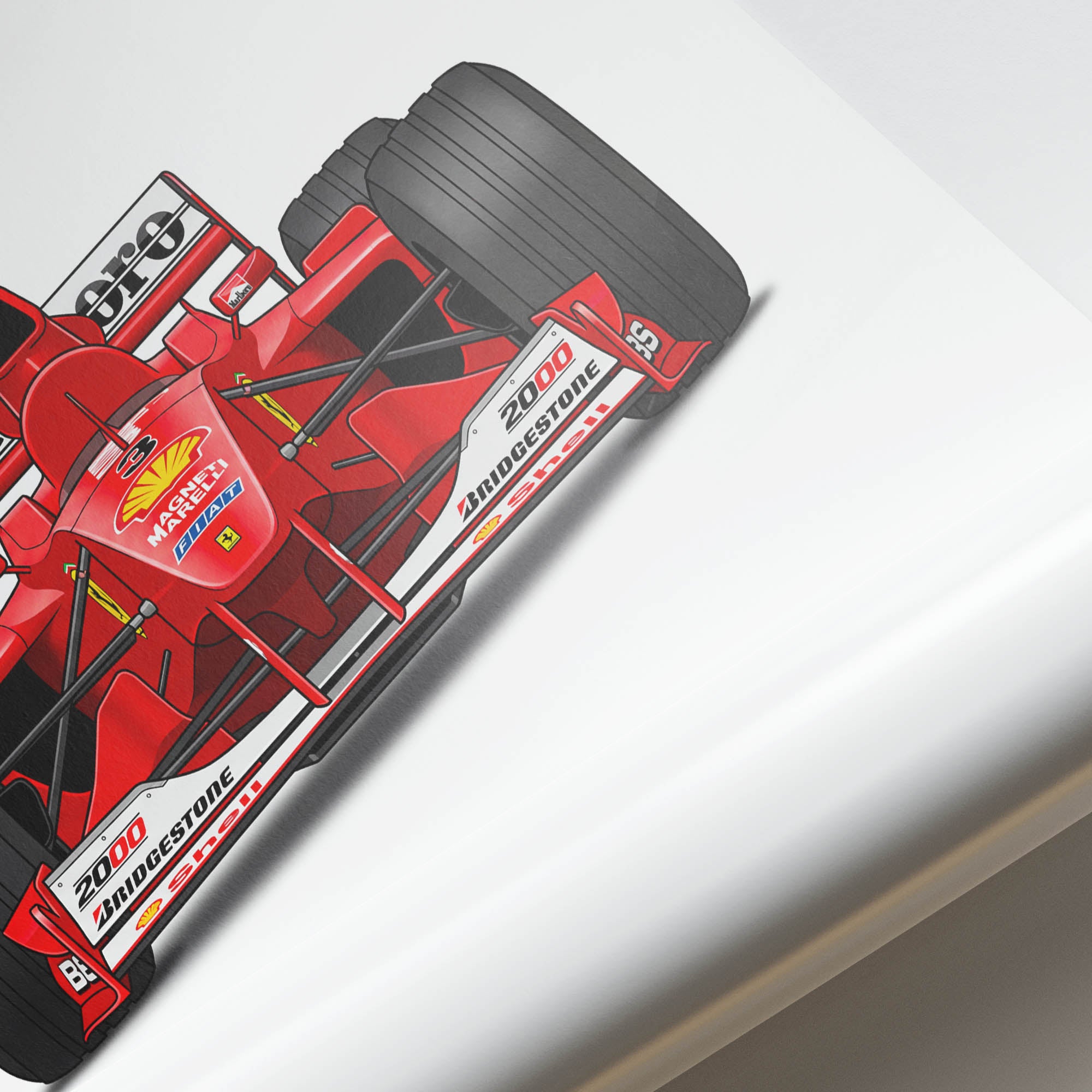 2000 Ferrari 2000 Michael Schumacher – Car Print