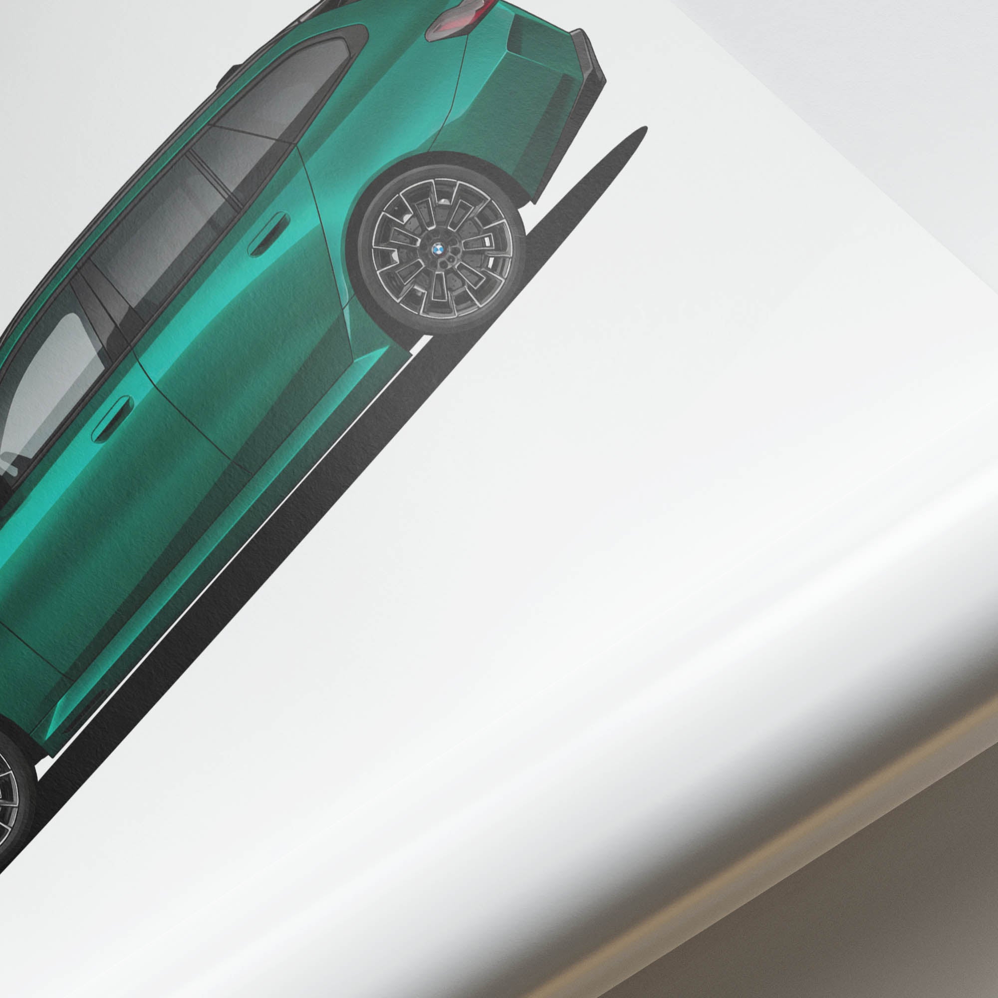 2025 BMW M5 Touring G91 Isle Of Man – Car Print (Side)