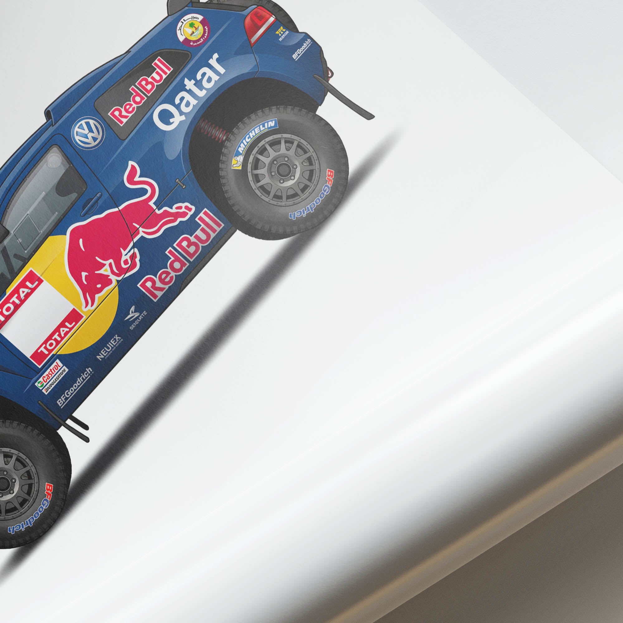 2011 Volkswagen Race Touareg 3 Nasser – Car Print