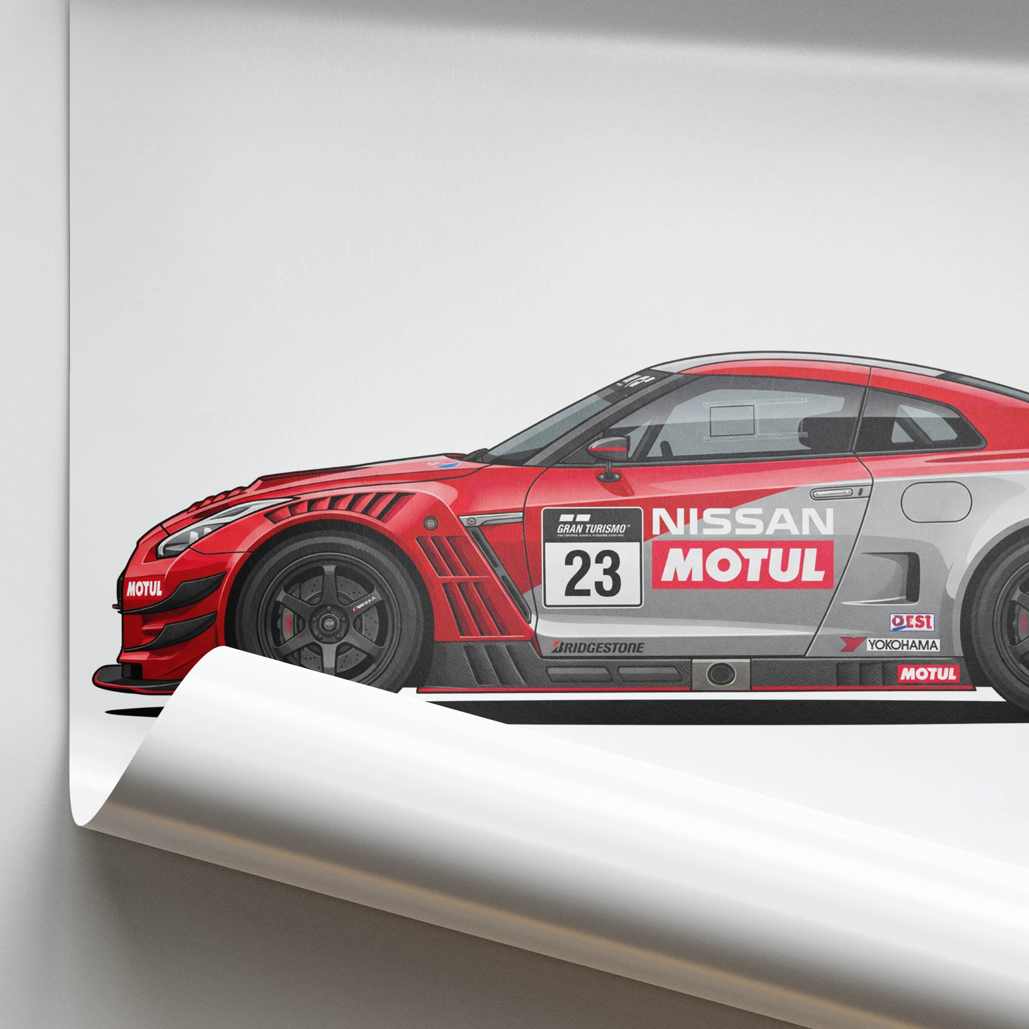 2015 Nissan GT R LM Nismo – Car Print (Side)