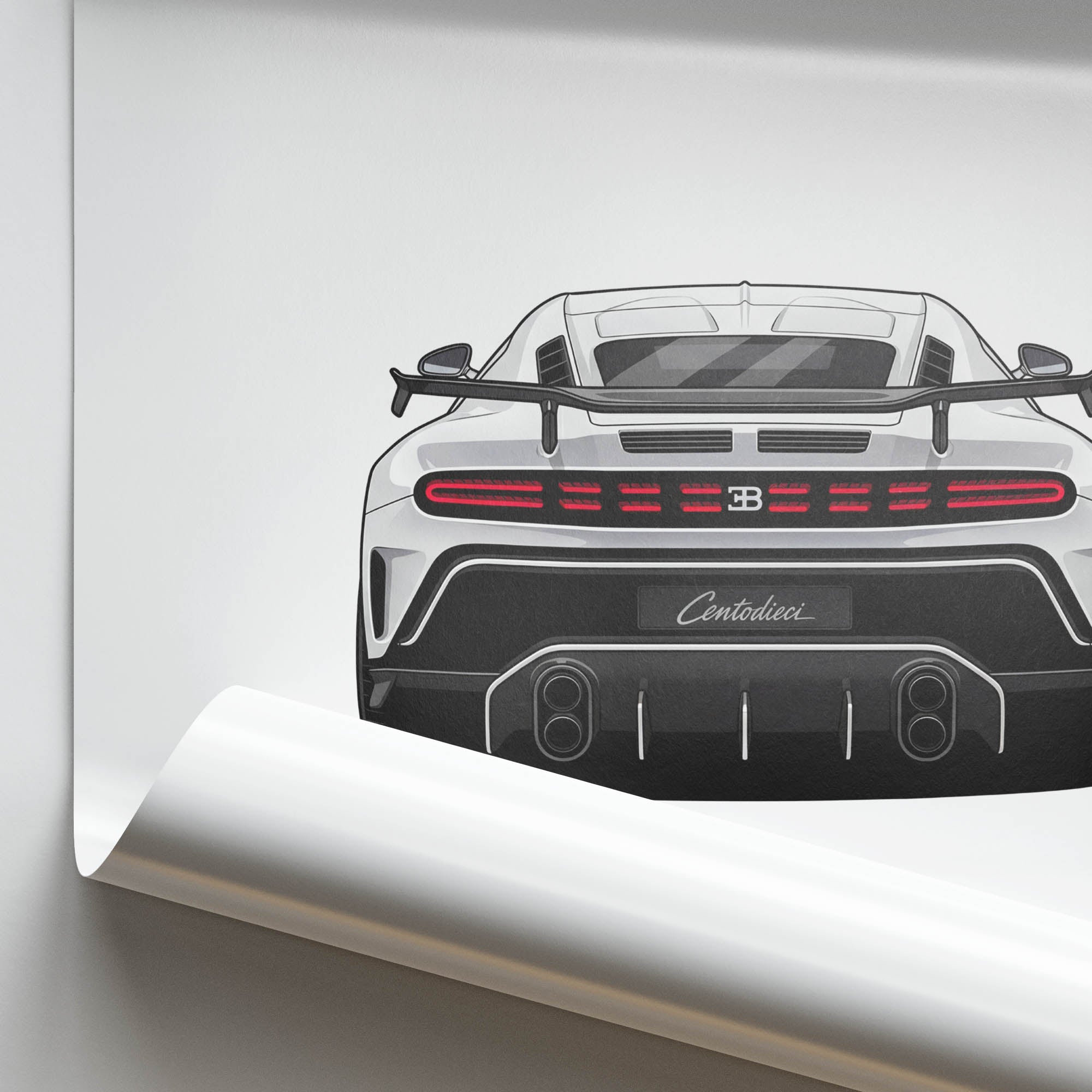 2022 Bugatti Centodieci – Car Print