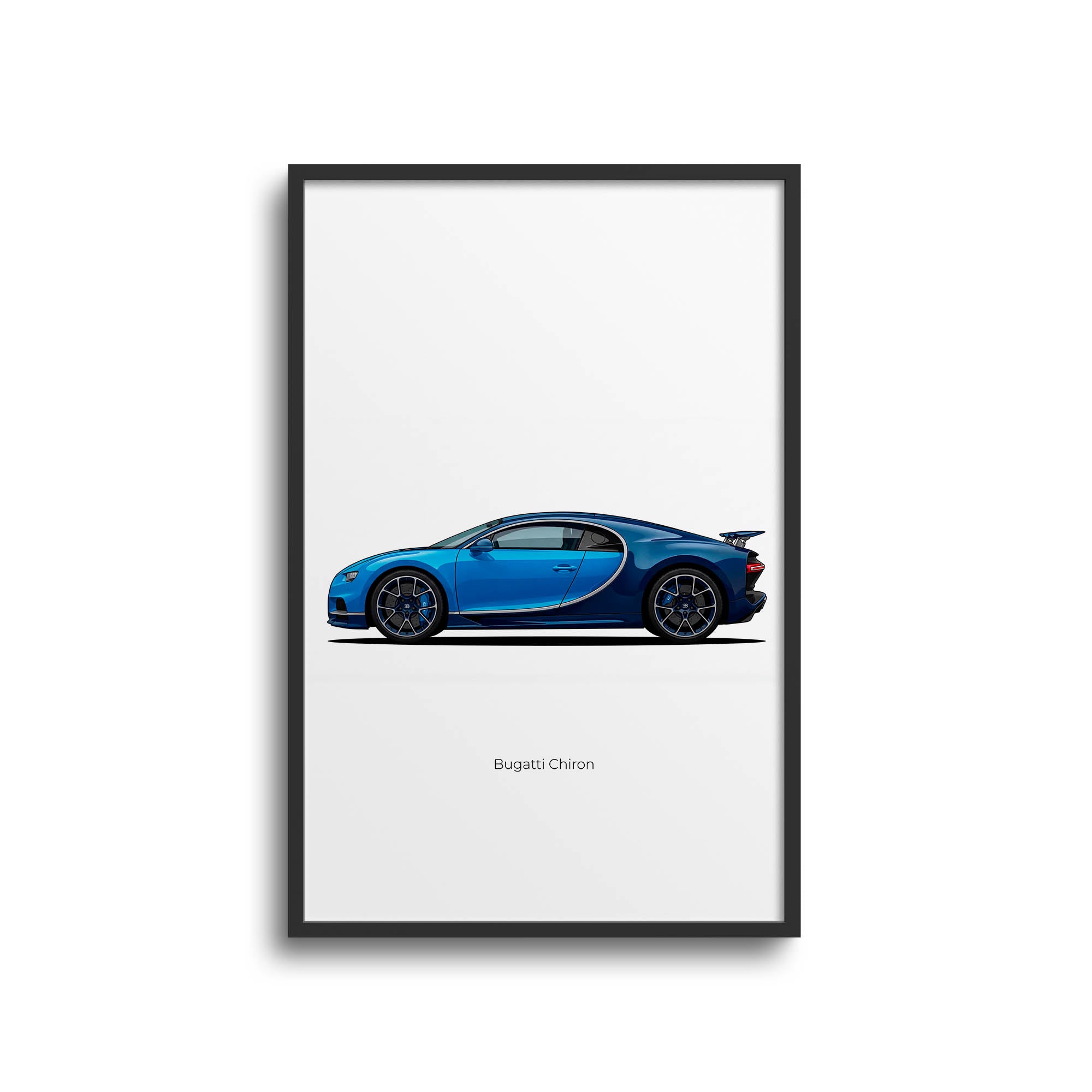 2016 Bugatti Chiron Two Tone – Car Print