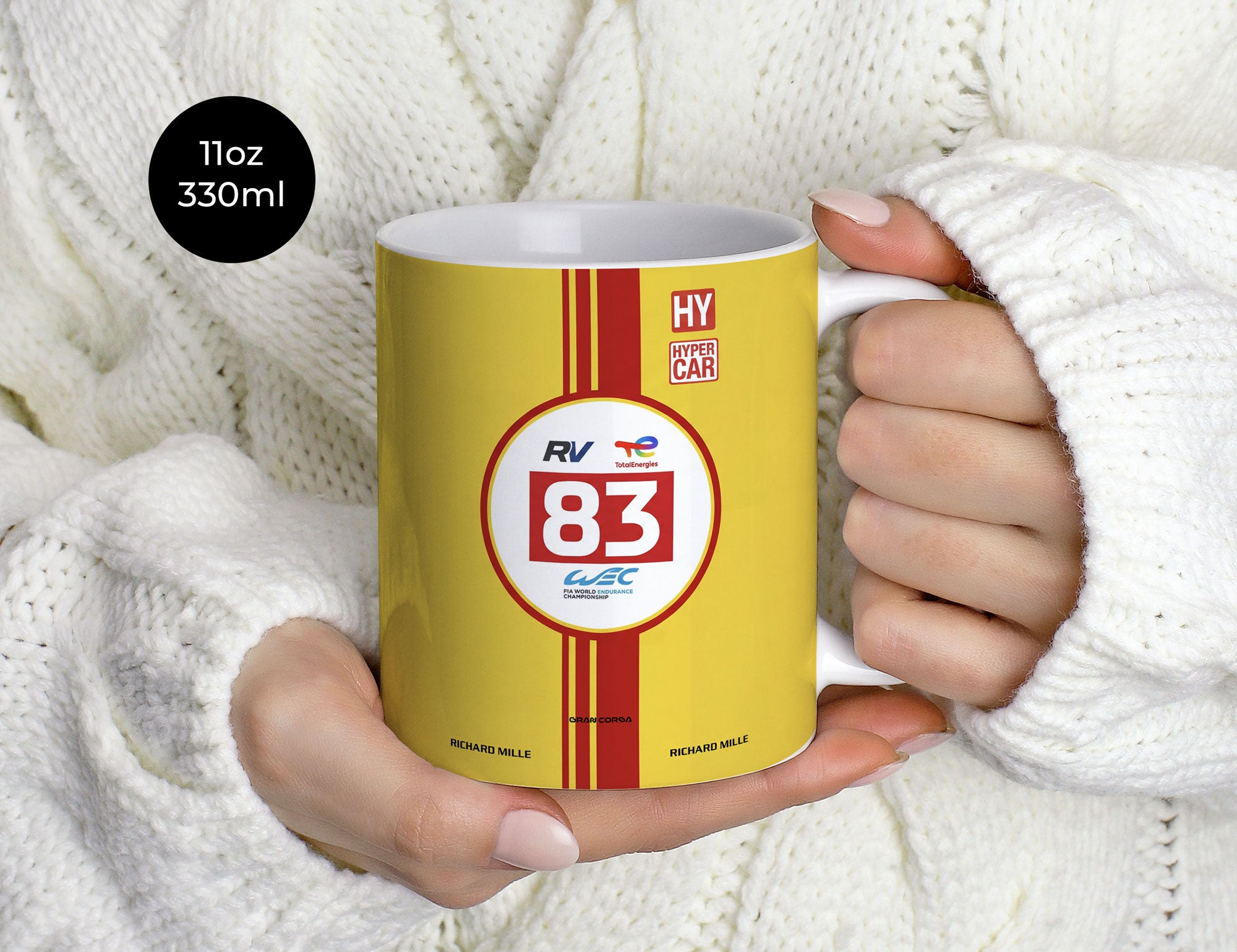 AF Corse 499P Mug – Official 2024 Racing Team Ceramic Coffee Cup