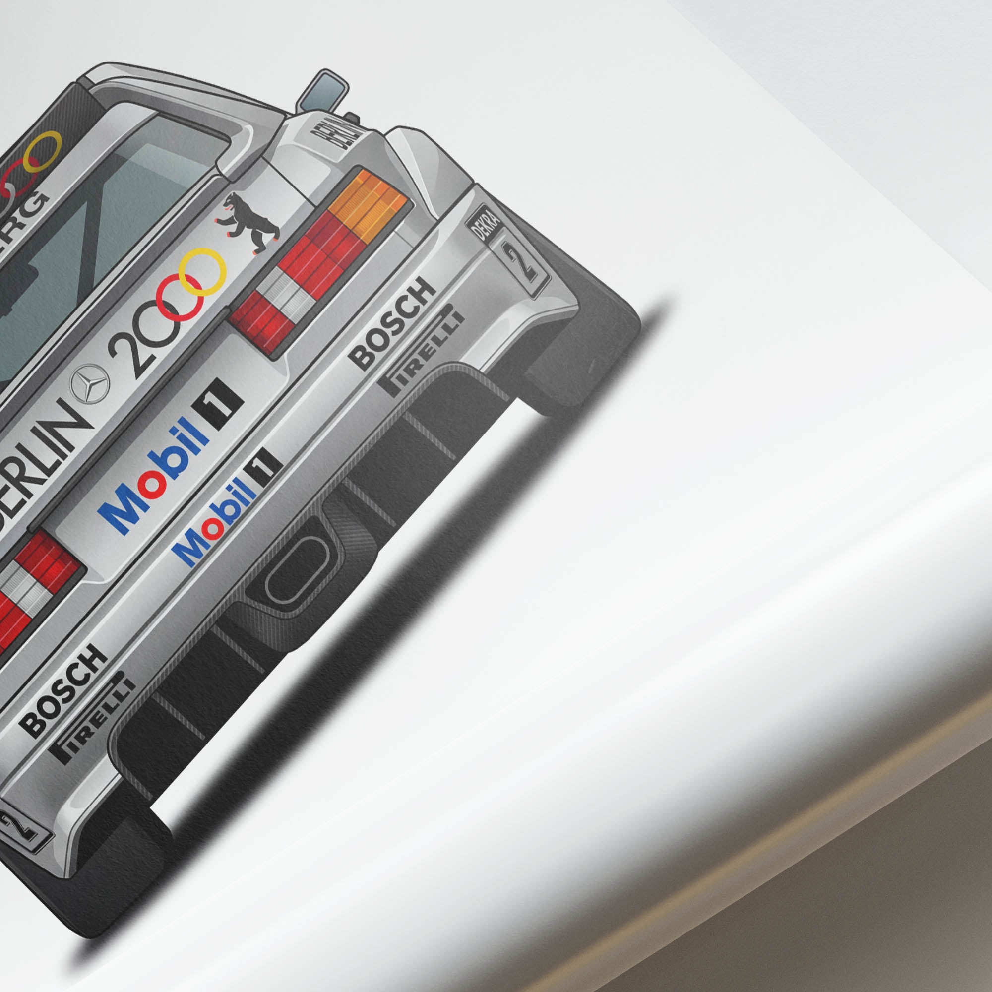 1991 Mercedes-Benz 190E 2 5 16 Evo II DTM – Car Print