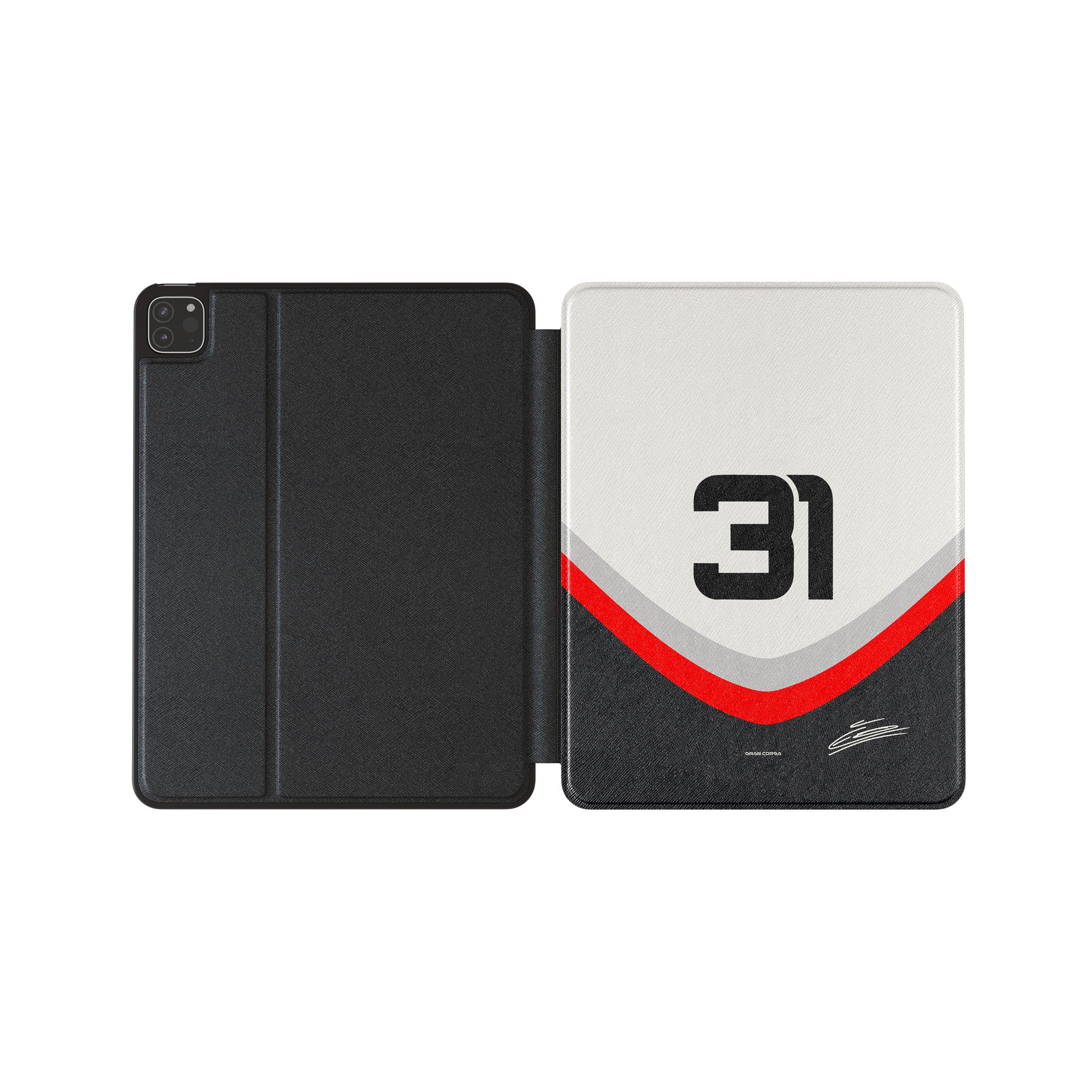 iPad Case Esteban Ocon F1 Signed - Durable Scratch Resistant Tablet Cover