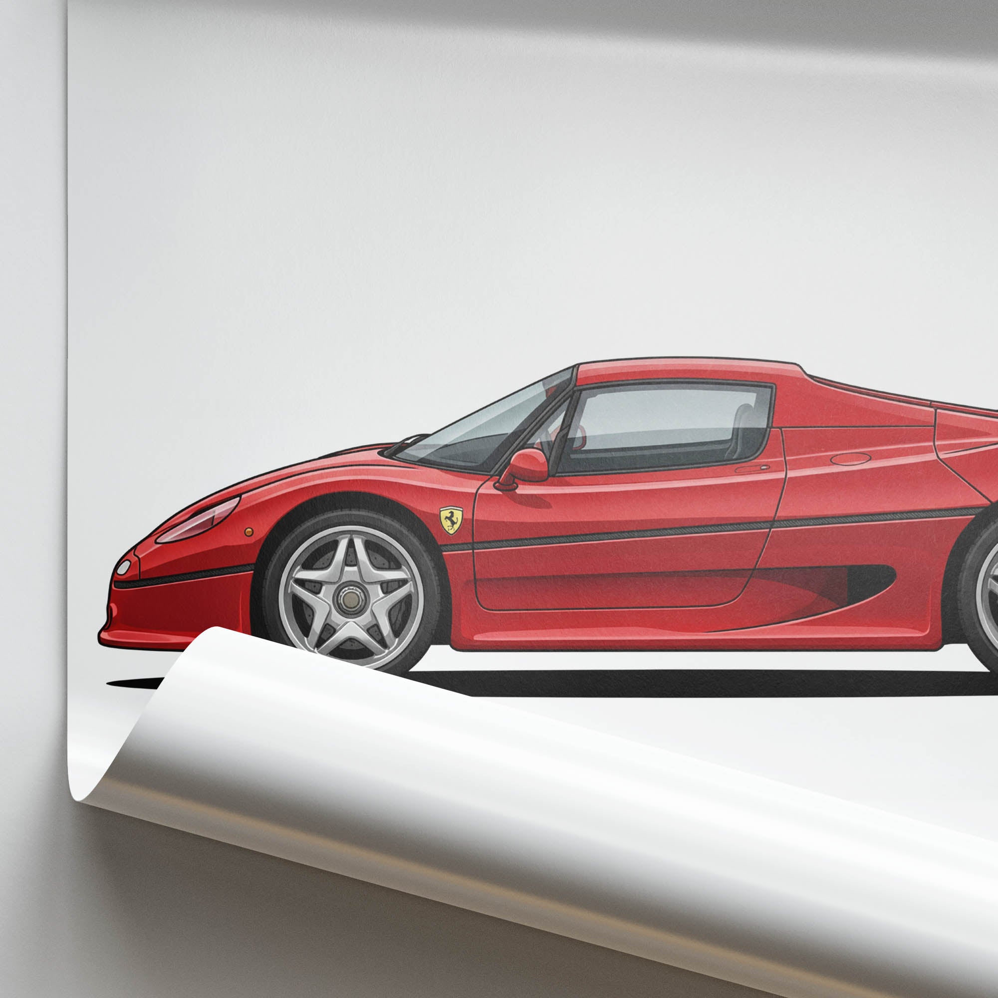 1995 Ferrari F50 – Car Print