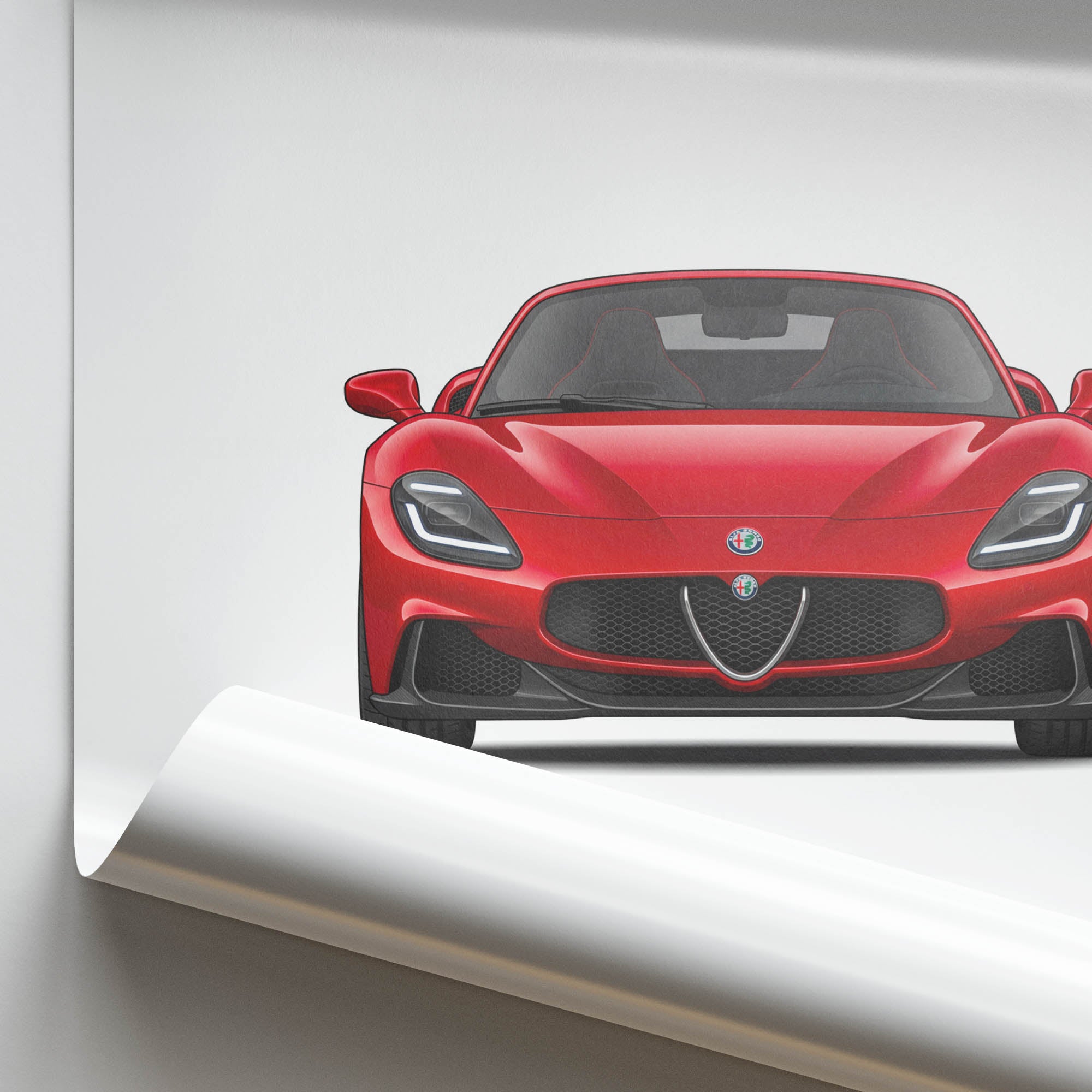 2024 Alfa Romeo 33 Stradale – Car Print