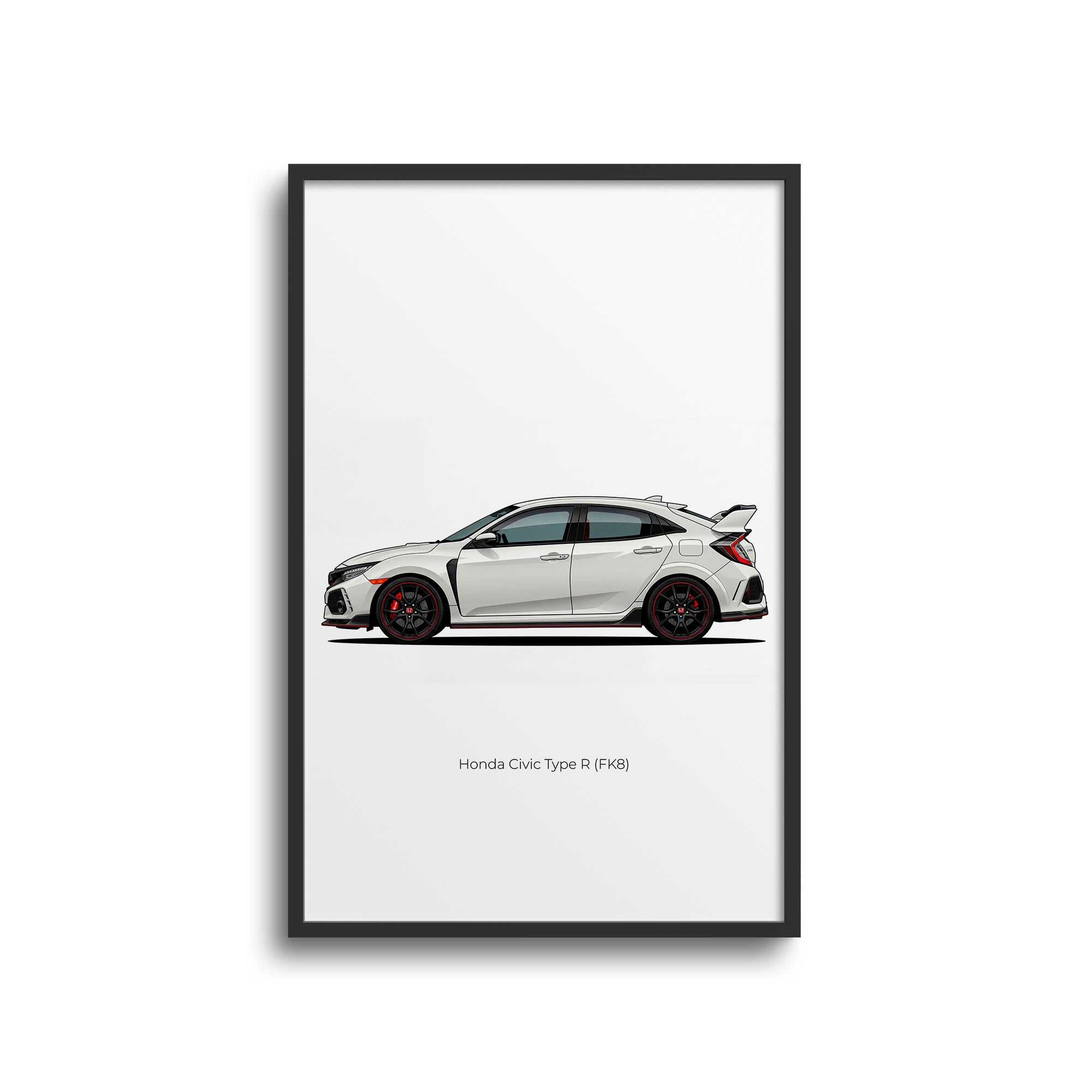 2017 Honda Civic Type R FK8 Championship – Car Print (Side)