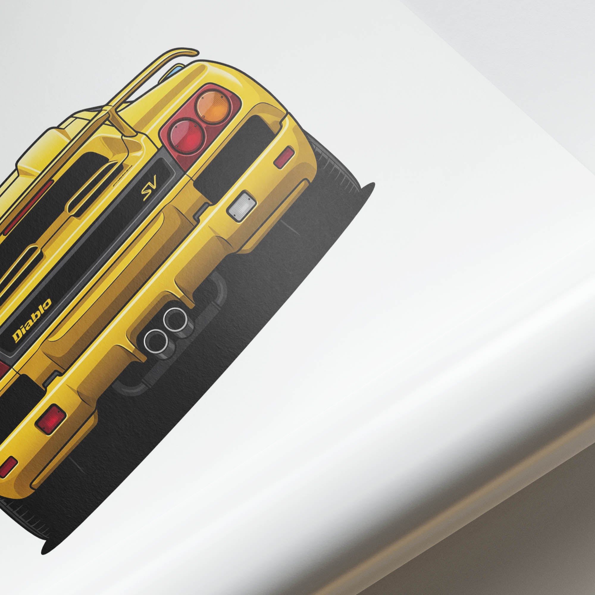 1997 Lamborghini Diablo SV – Car Print