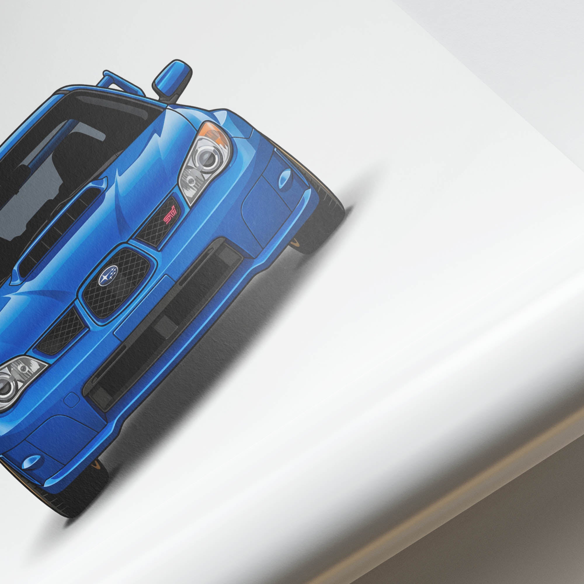 2004 Subaru Impreza WRX STI Blobeye World – Car Print