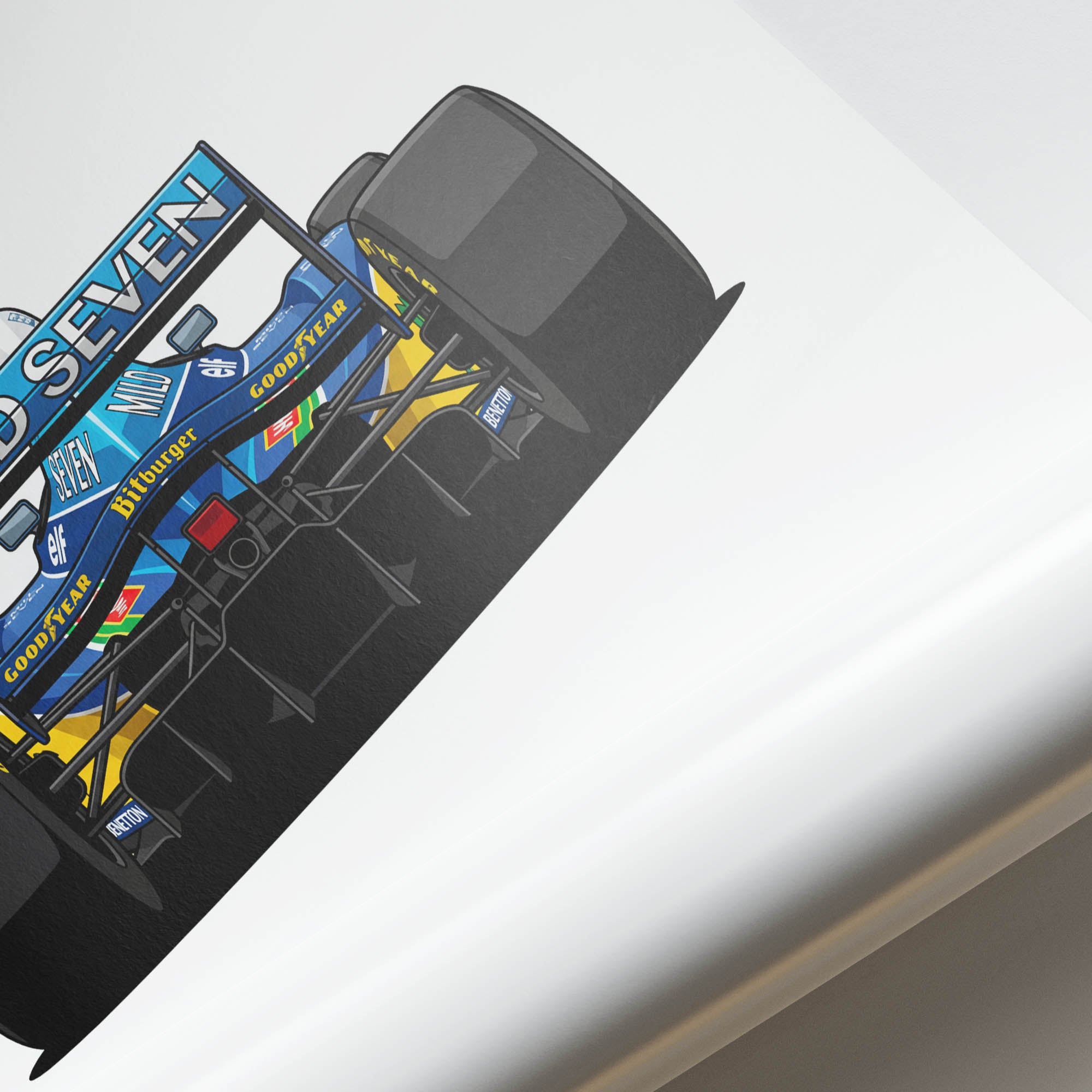 1995 Benetton B195 Michael Schumacher – Car Print