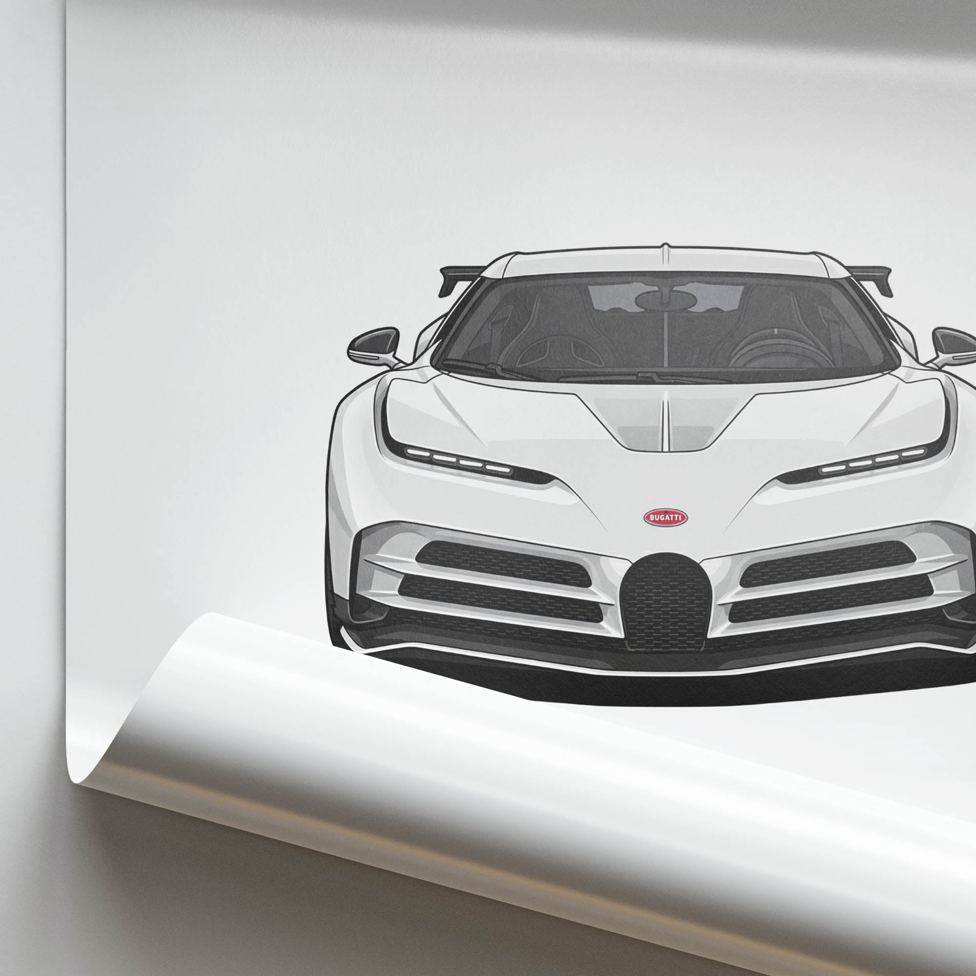 2022 Bugatti Centodieci – Car Print