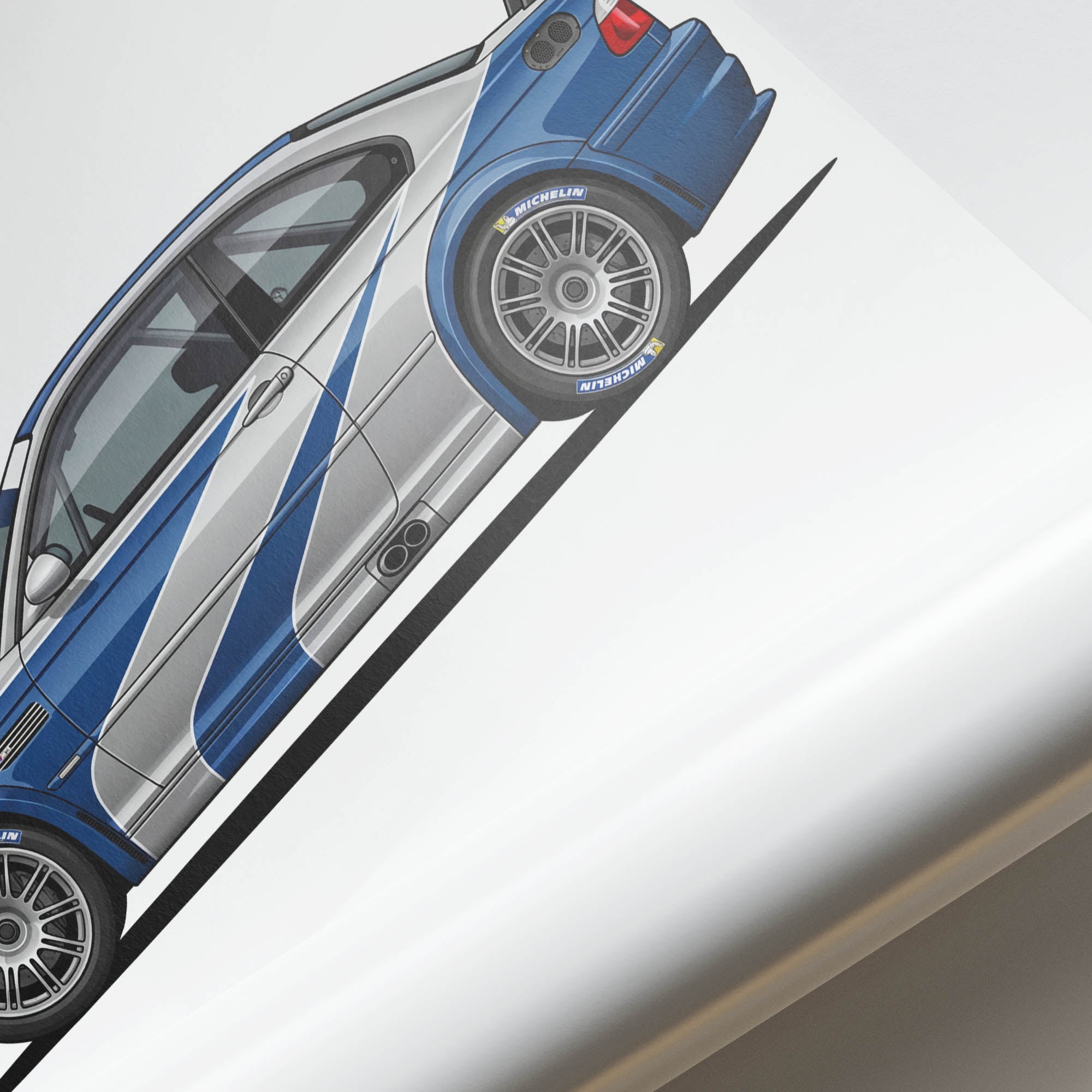 2001 BMW M3 GTR E46 BMW Motorsport – Car Print