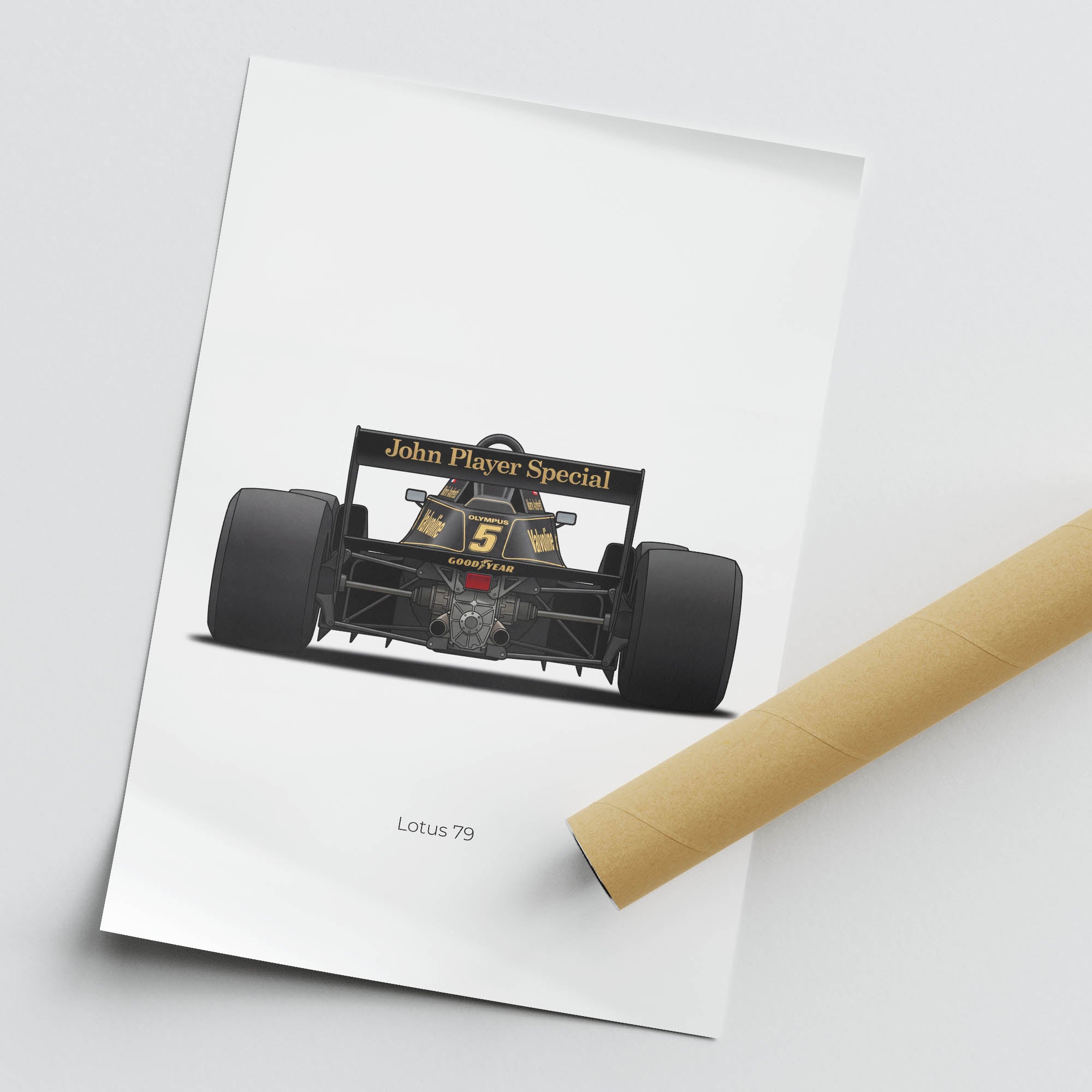 1978 Lotus 79 Mario Andretti John Player – Car Print