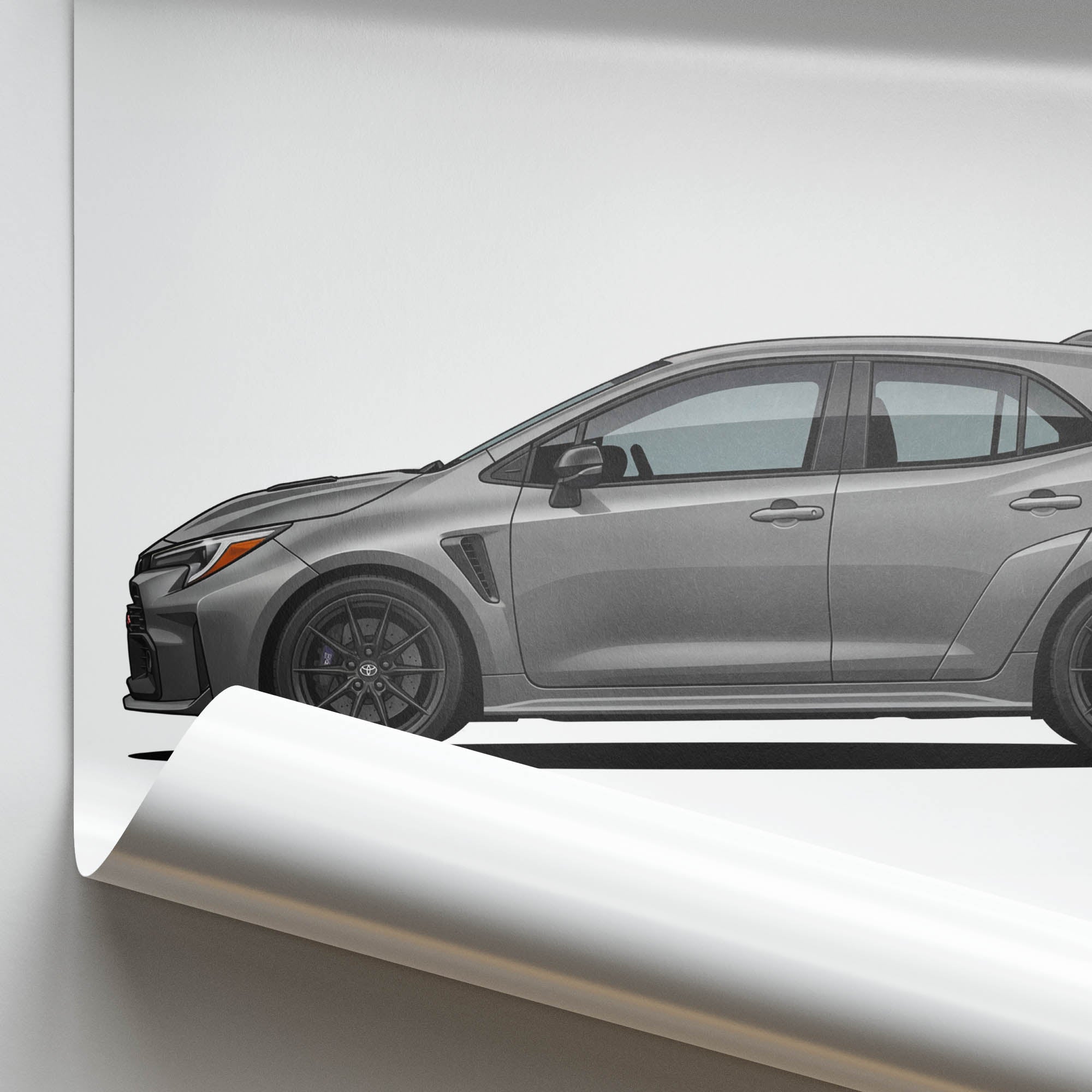 2023 Toyota Gr Corolla Morizo – Car Print (Side)