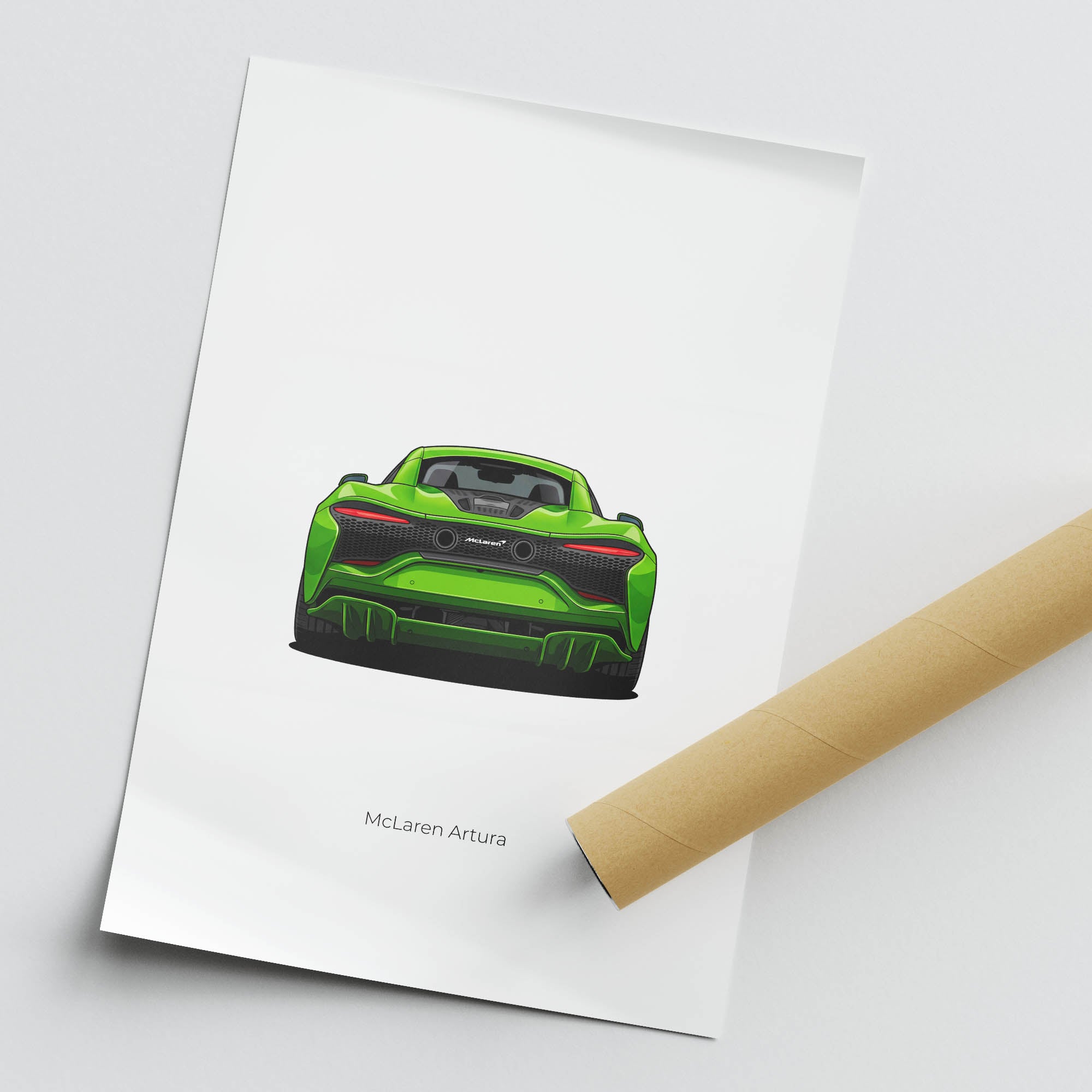 2022 McLaren Artura Flux – Car Print